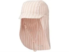 Liewood Cecilia solhat sorbet rose og creme de la creme stribet